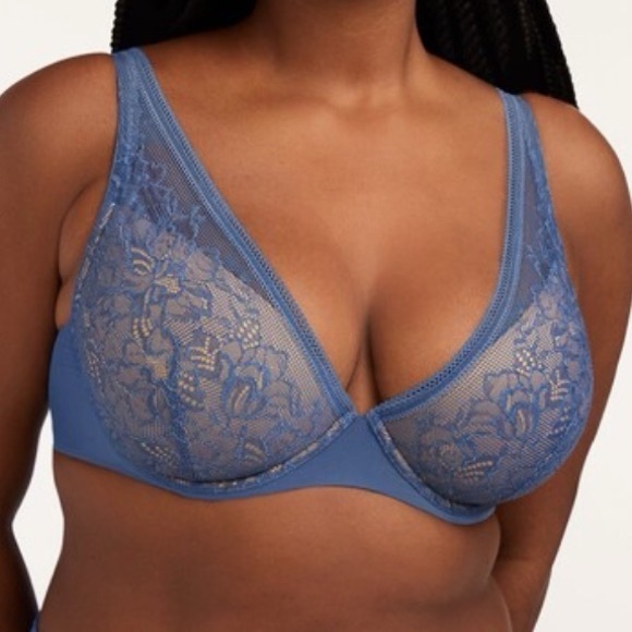 THIRDLOVE Graphic Lace Plunge Bra Lace - Picture 11 of 11
